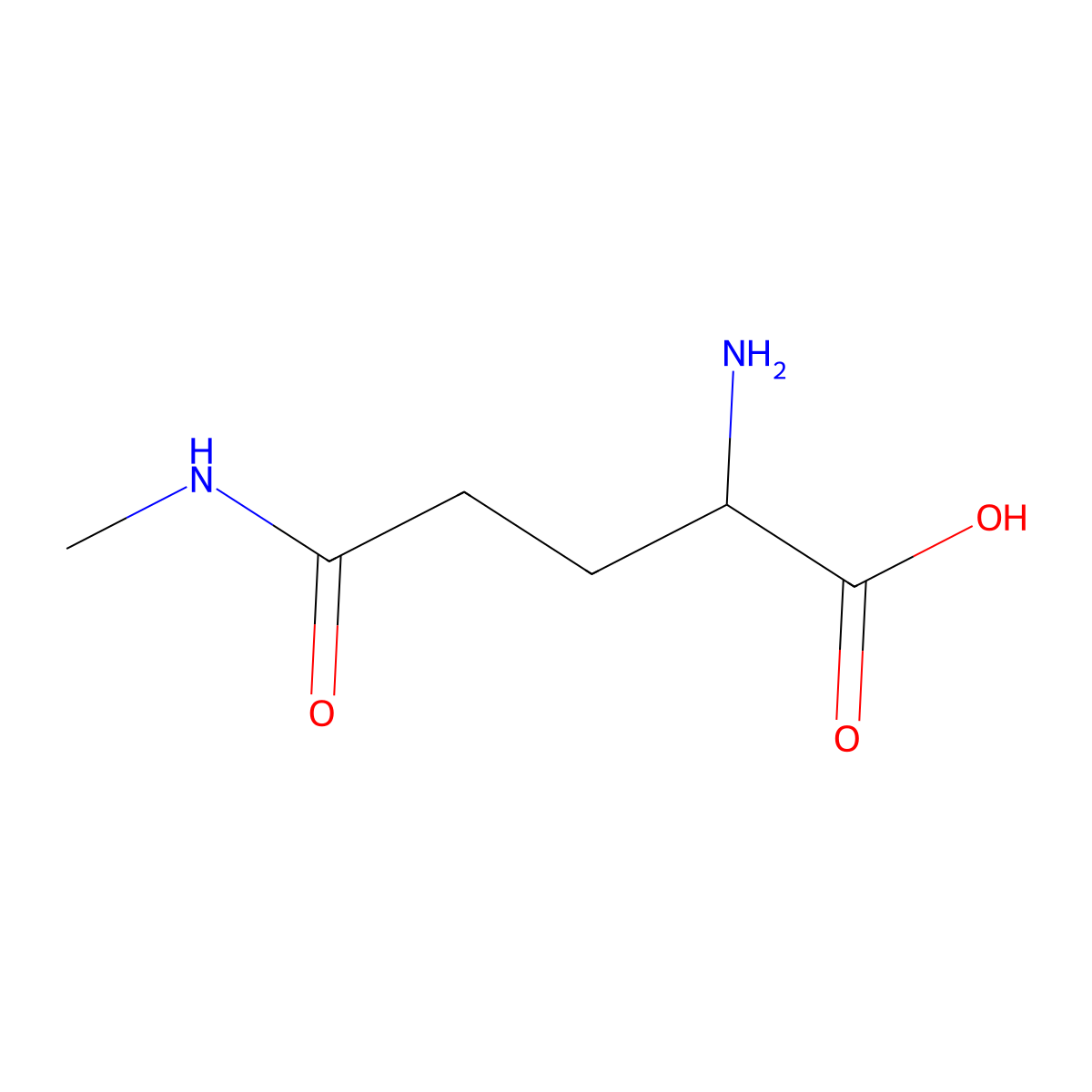 2-Amino-5-(methylamino)-5-oxopentanoic acid molecular structure, CAS 4703-52-0