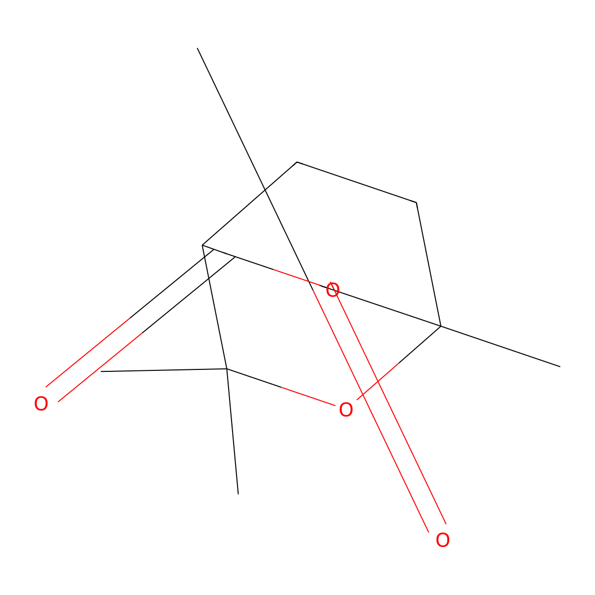 5,7,7-Trimethyl-3,6-dioxabicyclo[3.2.2]nonane-2,4-dione molecular structure, CAS 4703-74-6