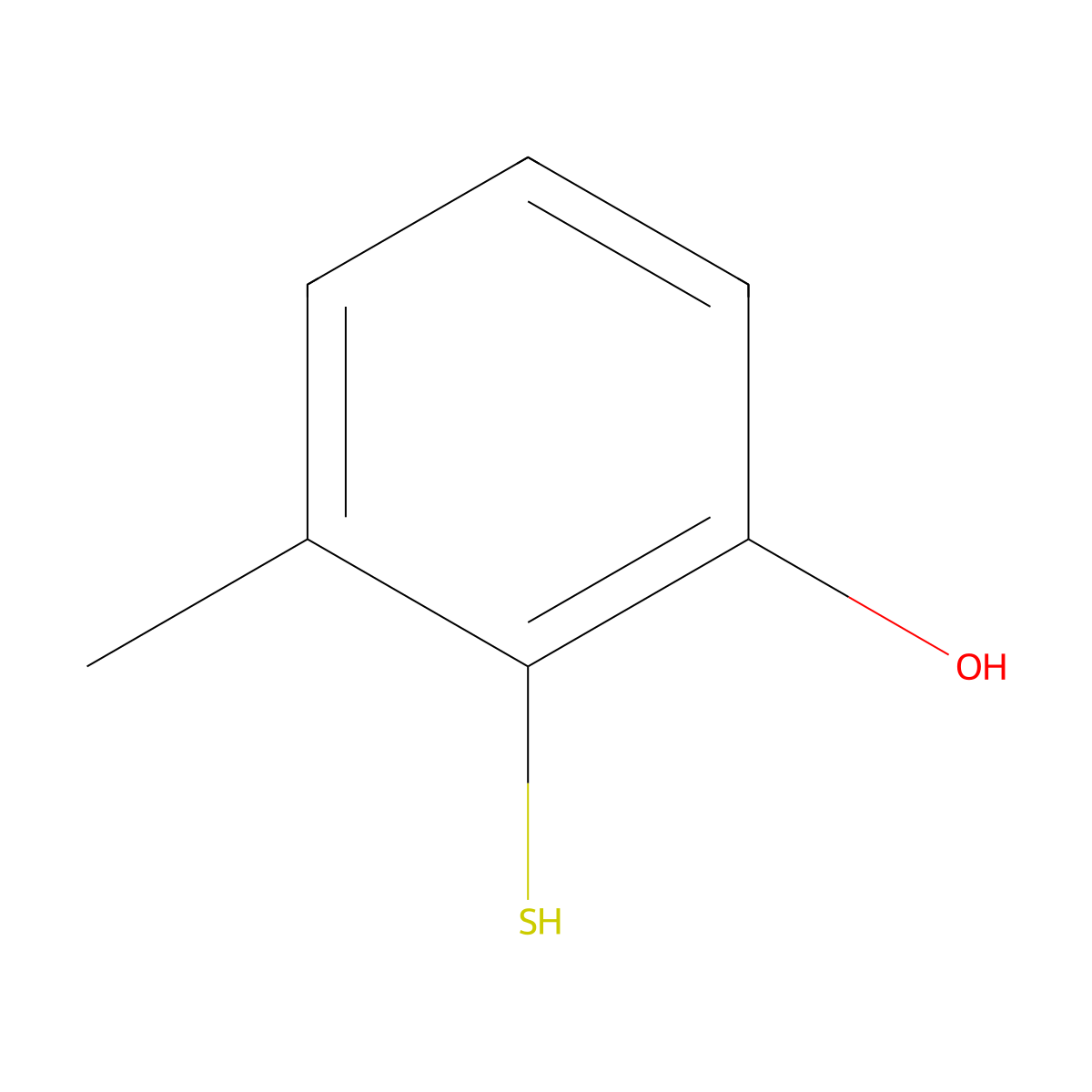 2-Mercapto-3-methylphenol molecular structure, CAS 470453-79-3