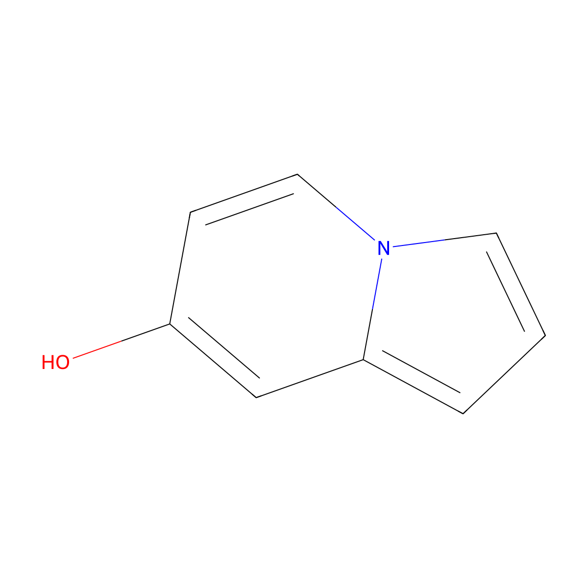 Indolizin-7-ol molecular structure, CAS 470477-71-5