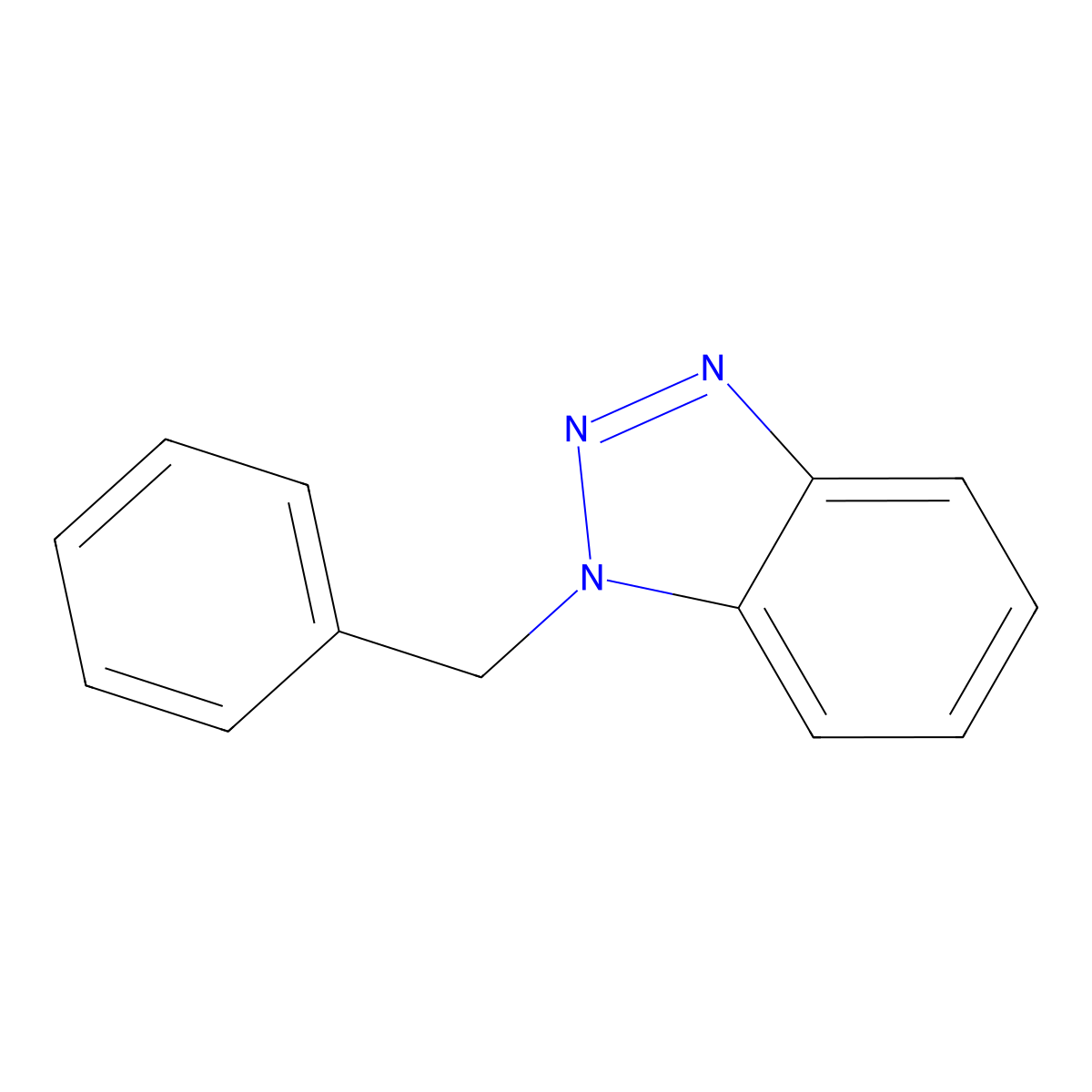 1-Benzyl-1H-benzotriazole molecular structure, CAS 4706-43-8