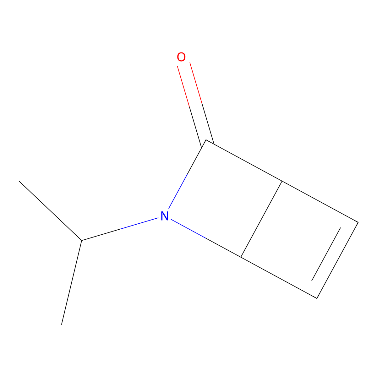 5-Isopropyl-5-azabicyclo(2.2.0)hex-2-ene-6-one molecular structure, CAS 470661-04-2