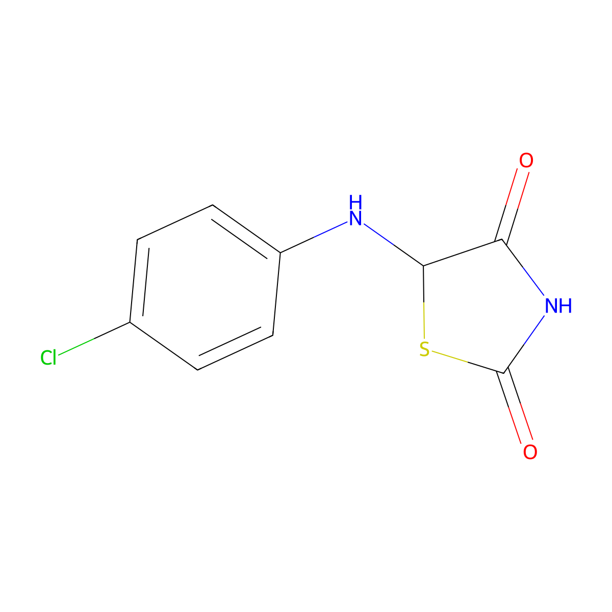 5-(4-Chloroanilino)-1,3-thiazolidine-2,4-dione molecular structure, CAS 470691-52-2