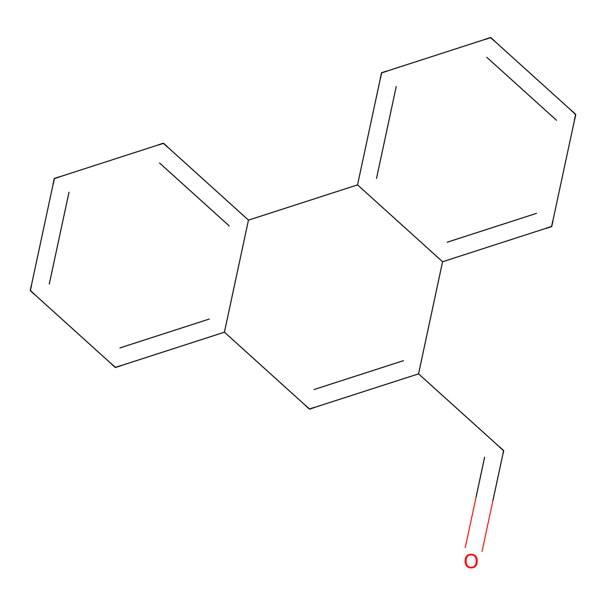 Phenanthrene-9-carbaldehyde molecular structure, CAS 4707-71-5