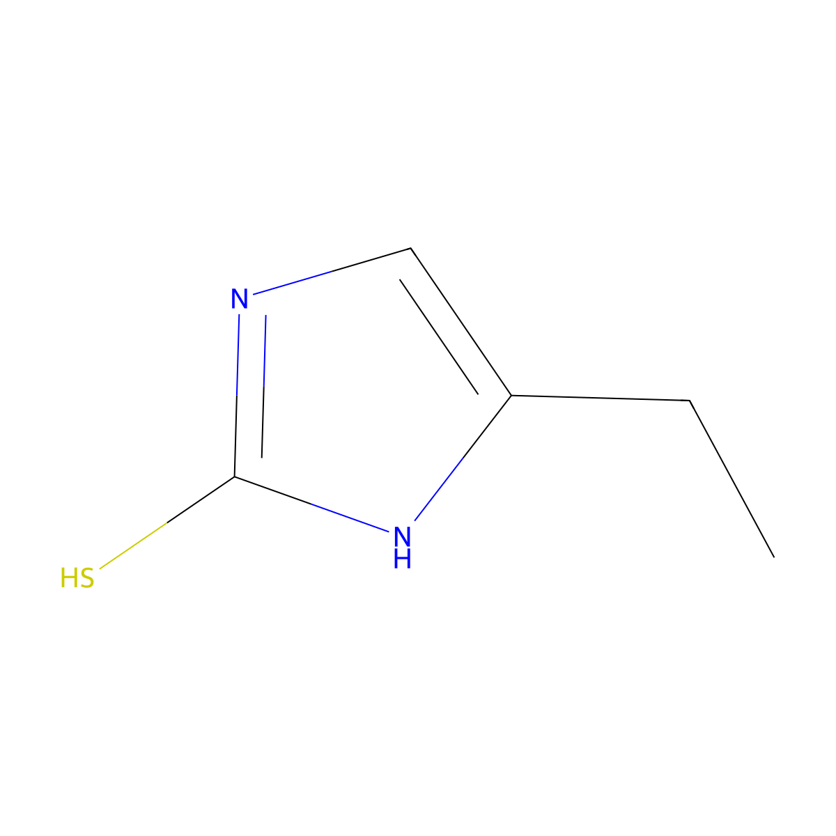 4-ethyl-1H-imidazole-2-thiol molecular structure, CAS 4708-63-8