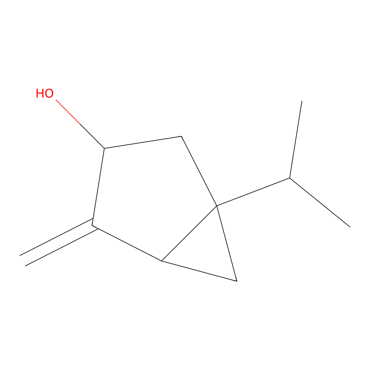 Sabinol molecular structure, CAS 471-16-9