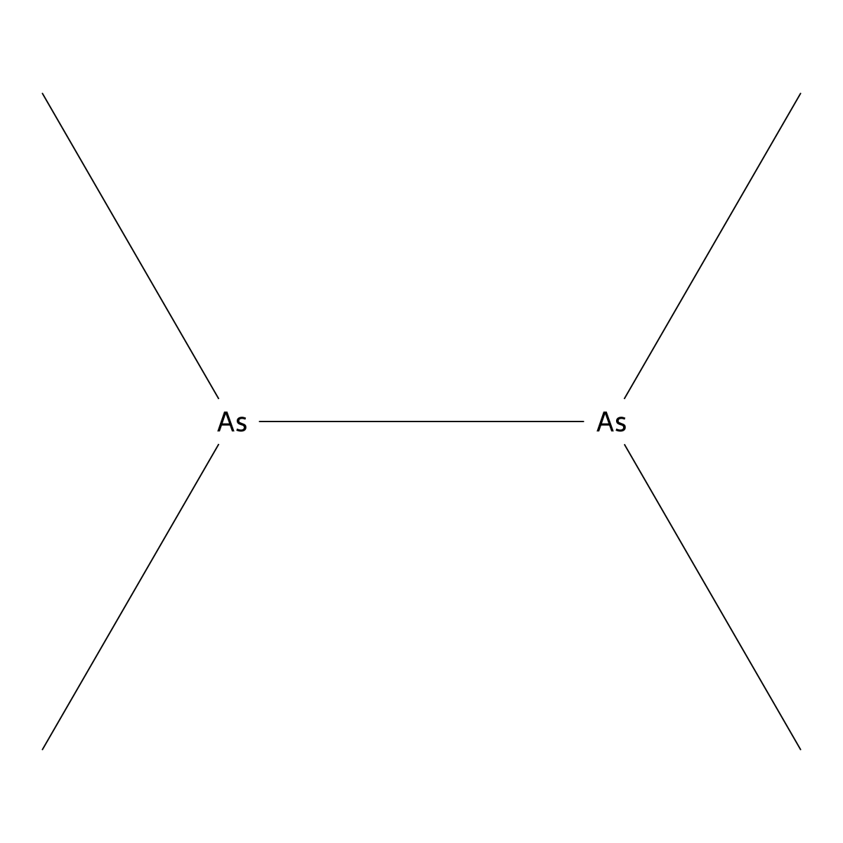 Cacodyl molecular structure, CAS 471-35-2