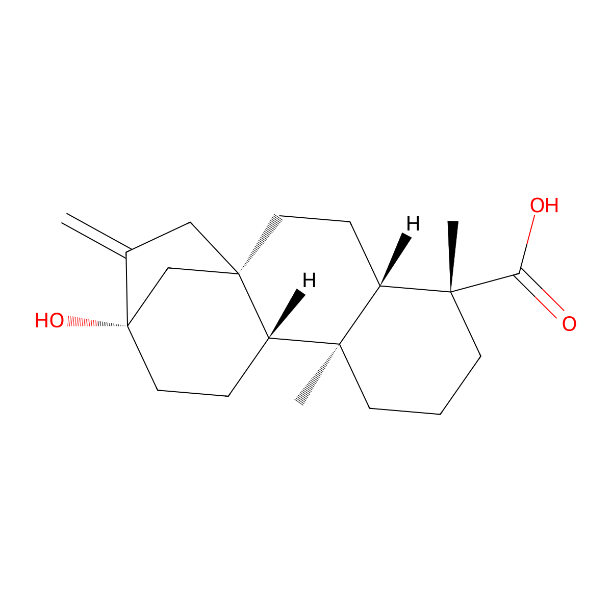 Steviol molecular structure, CAS 471-80-7