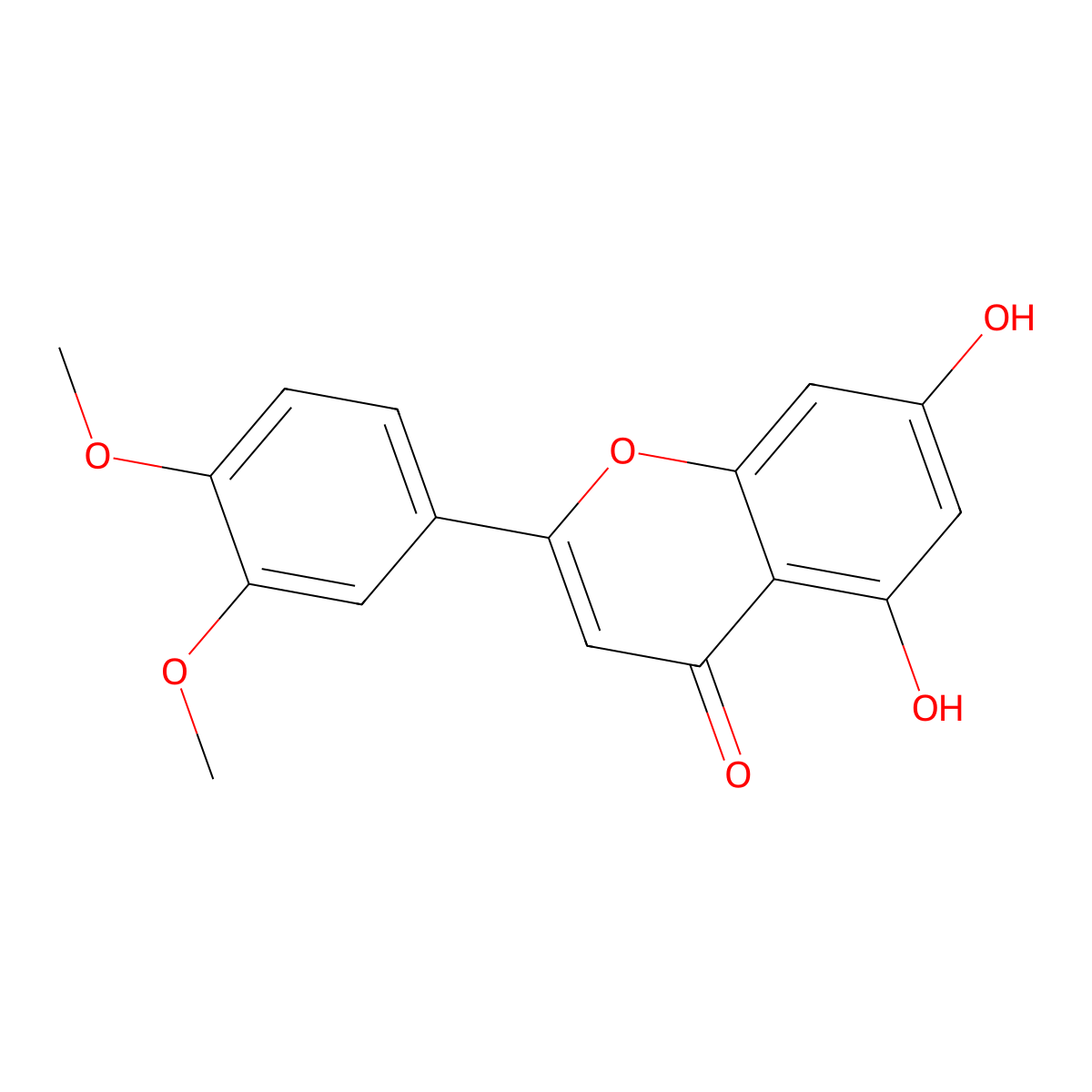 Kampferol-3,4'-dimethyl ether molecular structure, CAS 4712-12-3