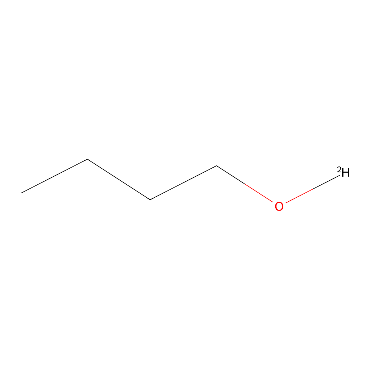 butan-1-(2H)ol molecular structure, CAS 4712-38-3