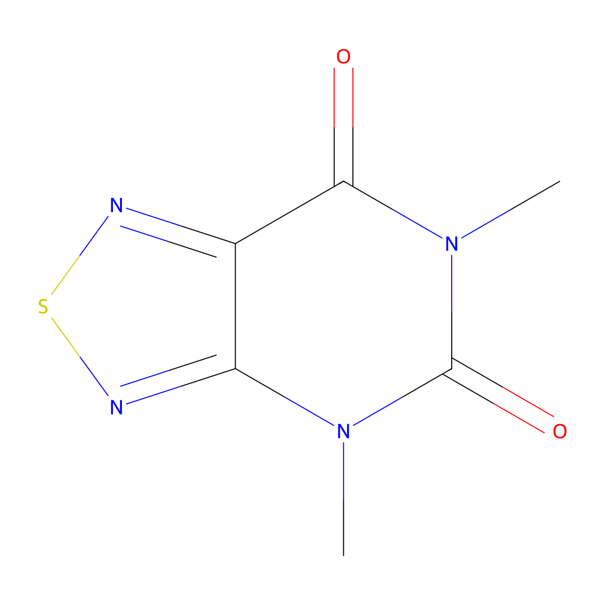 8-Thiatheophylline molecular structure, CAS 4712-49-6