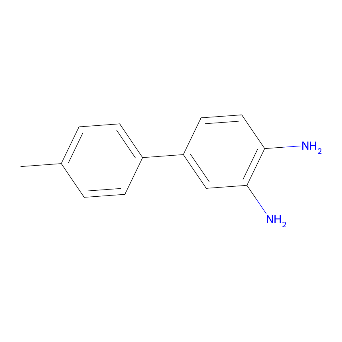 4'-Methyl-[1,1'-biphenyl]-3,4-diamine molecular structure, CAS 471240-17-2