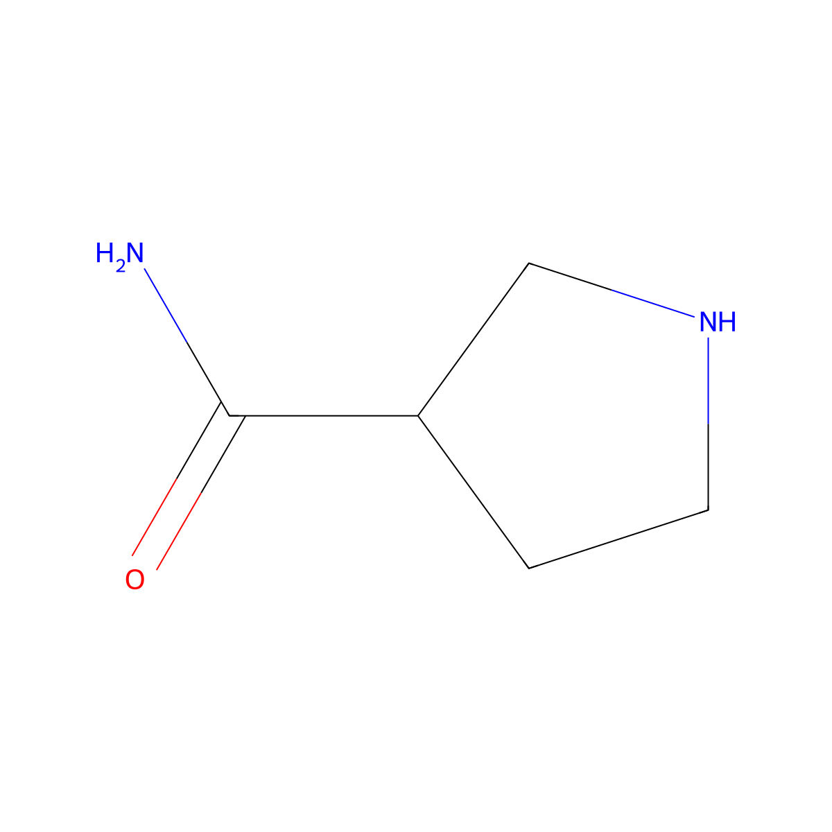 Pyrrolidine-3-carboxamide molecular structure, CAS 471254-10-1