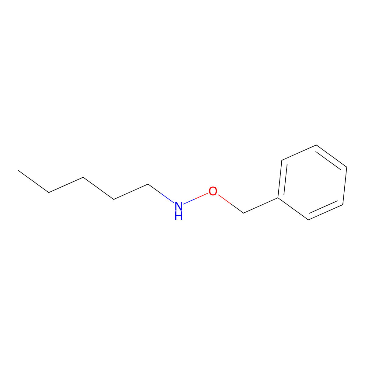 (Benzyloxy)(pentyl)amine molecular structure, CAS 471256-91-4