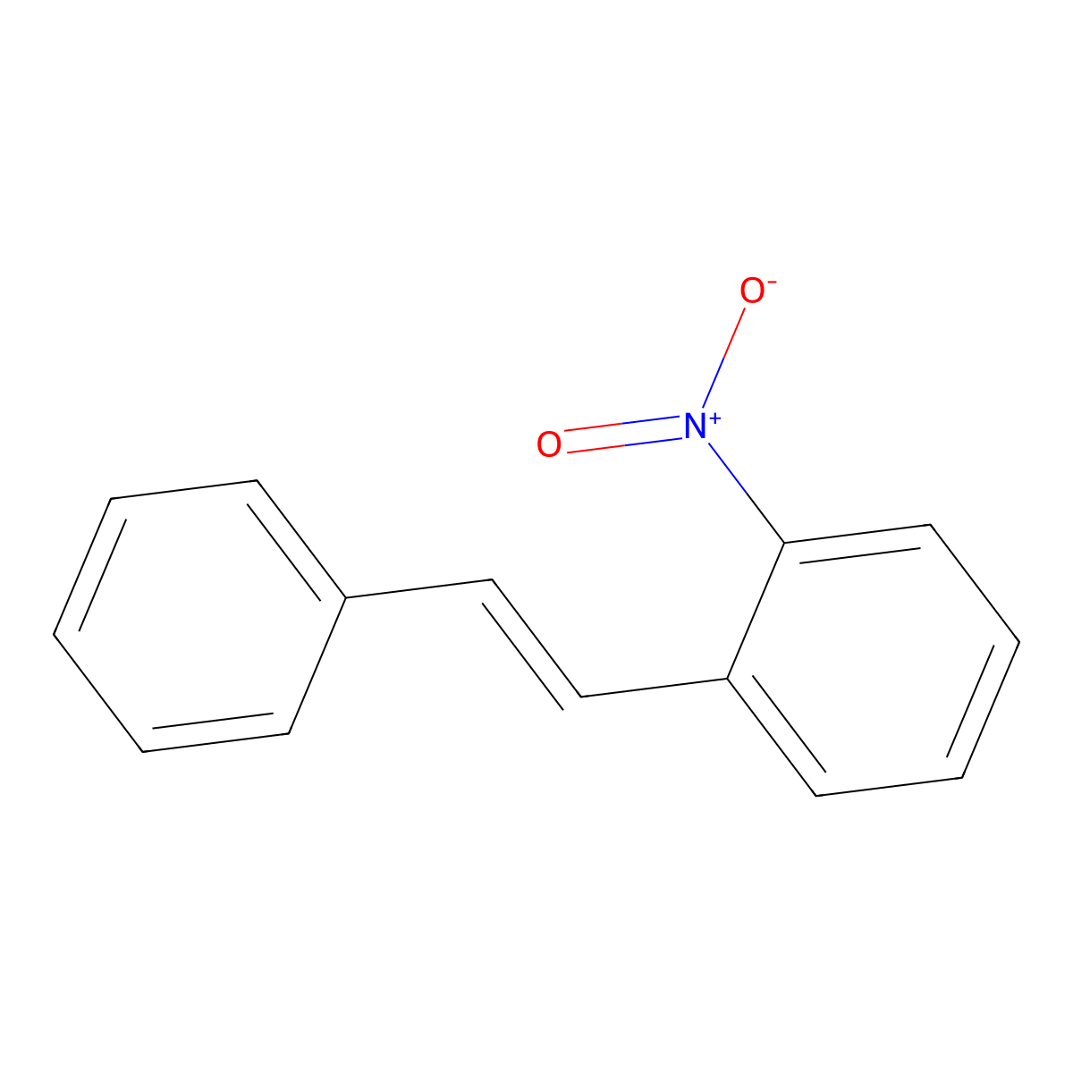 1-Nitro-2-(2-phenylethenyl)benzene molecular structure, CAS 4714-25-4