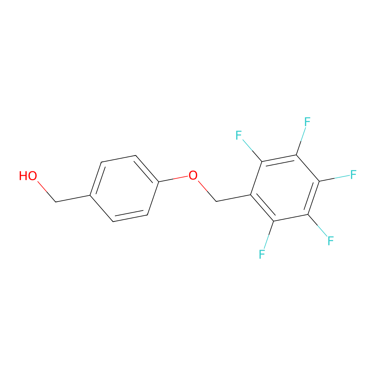 4-(Pentafluorobenzyloxy)benzyl alcohol molecular structure, CAS 471469-89-3