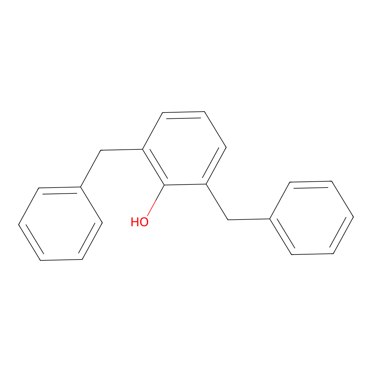 2,6-Dibenzylphenol molecular structure, CAS 47157-01-7