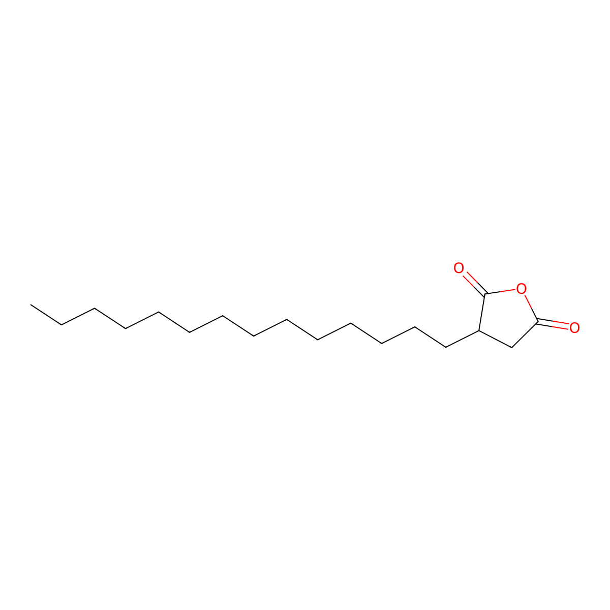 Dihydro-3-tetradecylfuran-2,5-dione molecular structure, CAS 47165-57-1