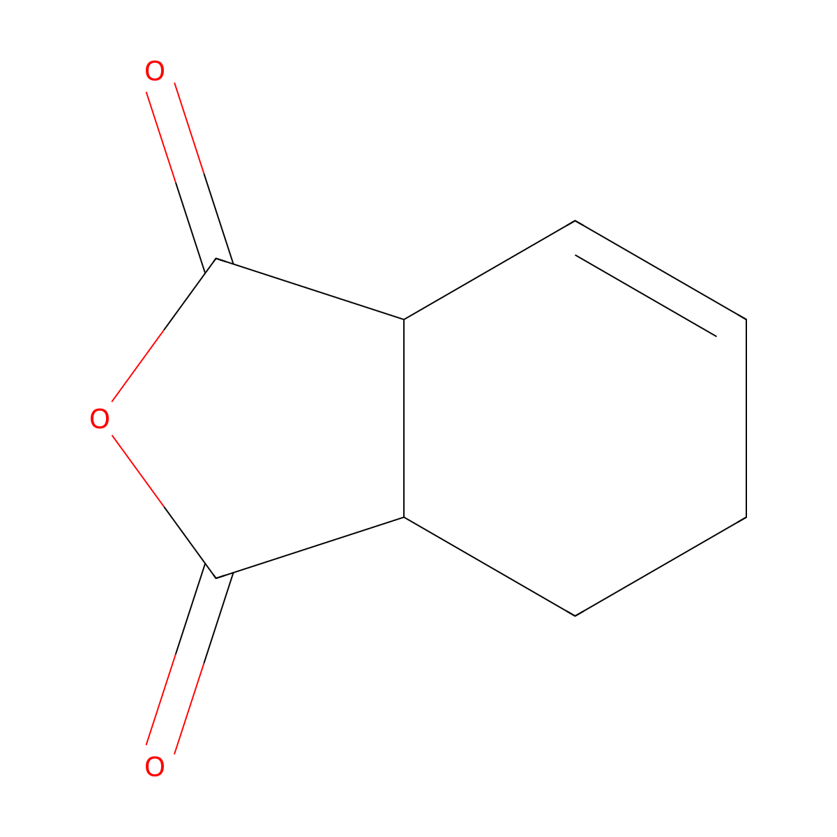 3a,4,5,7a-Tetrahydro-2-benzofuran-1,3-dione molecular structure, CAS 4717-58-2