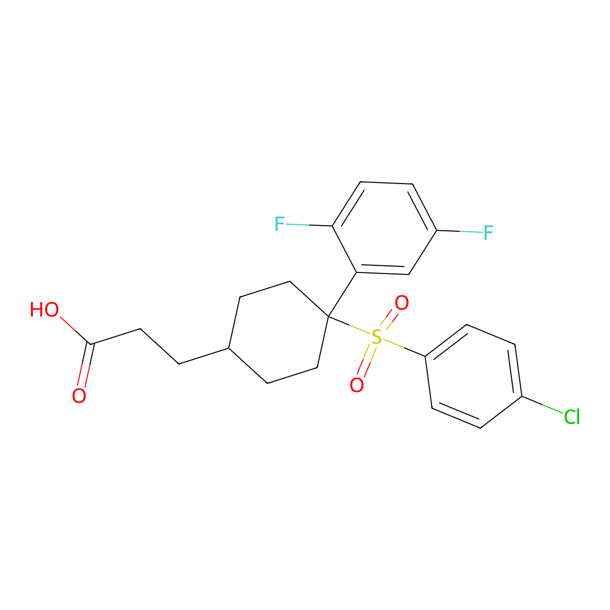 Mk-0752 molecular structure, CAS 471905-41-6