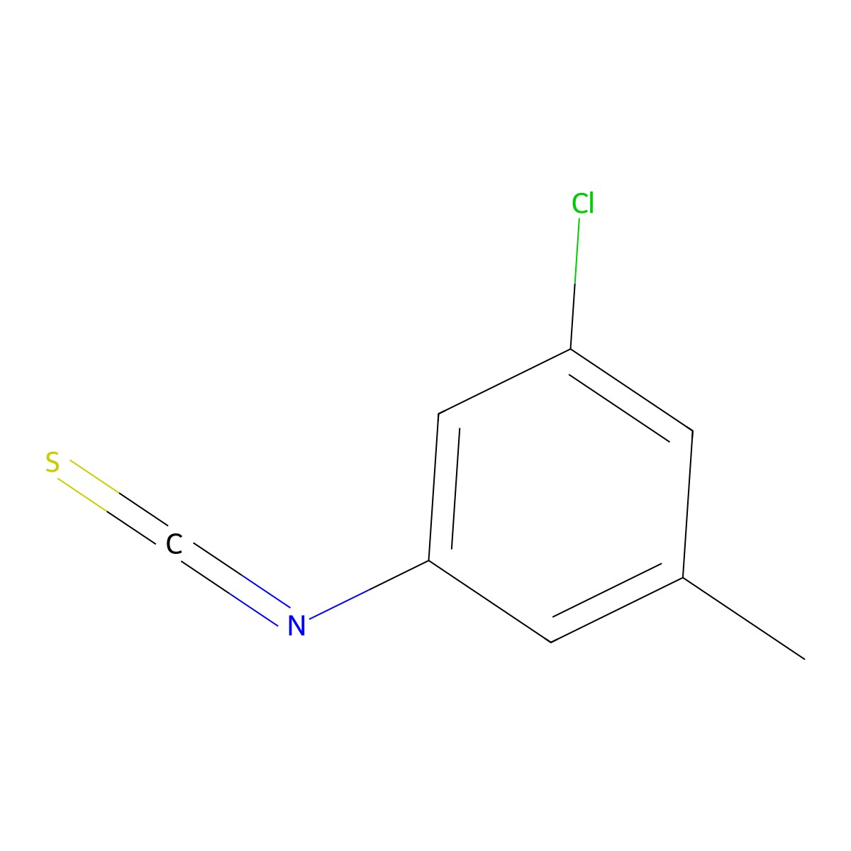 3-Chloro-5-methylphenylisothiocyanate molecular structure, CAS 471909-97-4