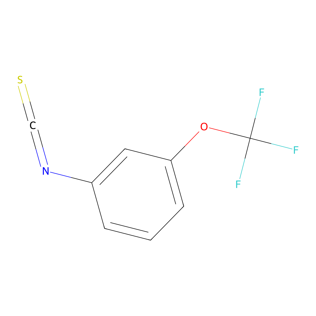 1-Isothiocyanato-3-(trifluoromethoxy)benzene molecular structure, CAS 471937-78-7