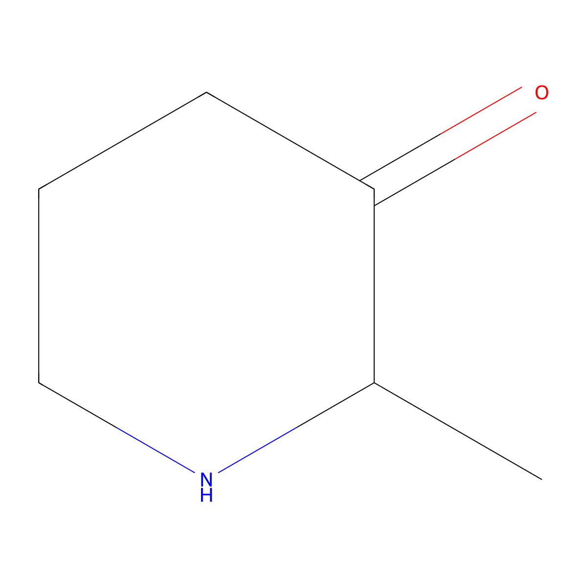 2-Methylpiperidin-3-one molecular structure, CAS 4720-65-4