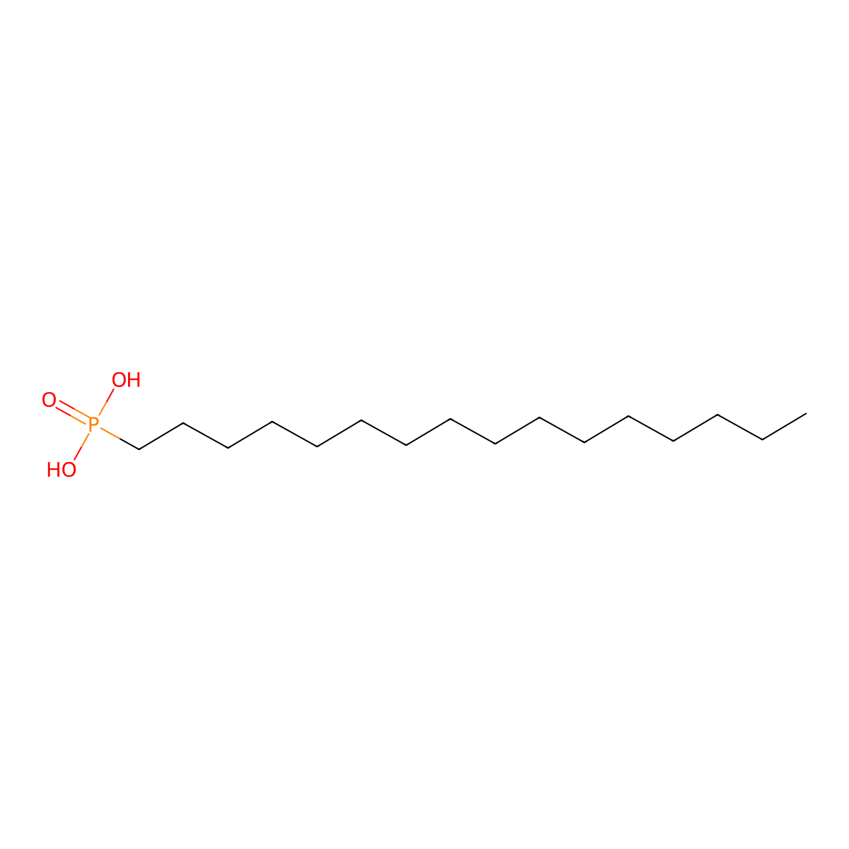 Hexadecylphosphonic Acid molecular structure, CAS 4721-17-9