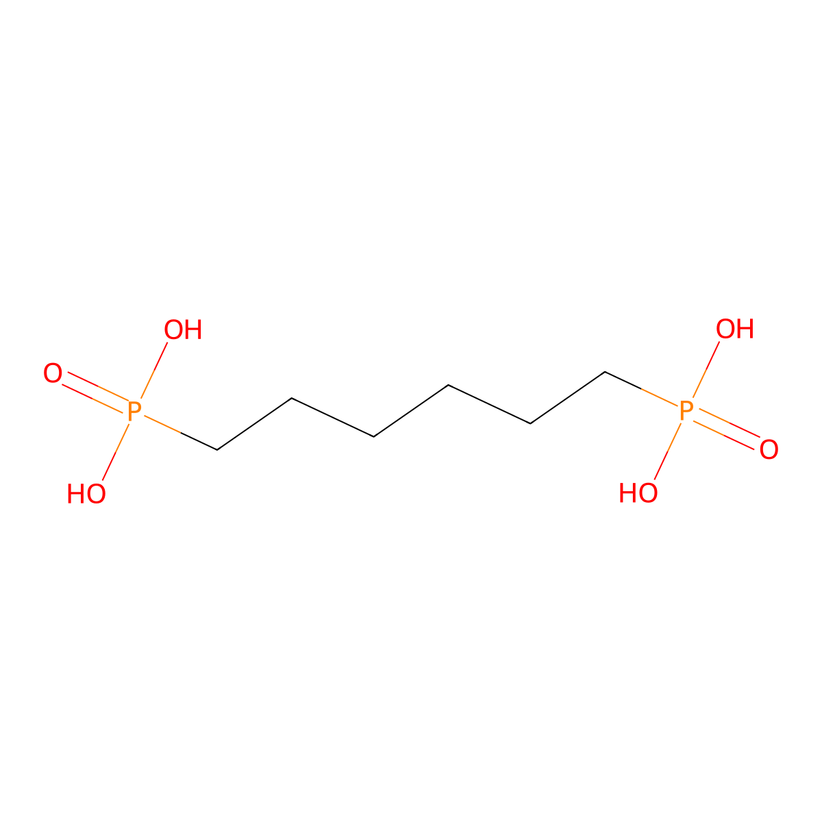1,6-Hexylenediphosphonic Acid molecular structure, CAS 4721-22-6