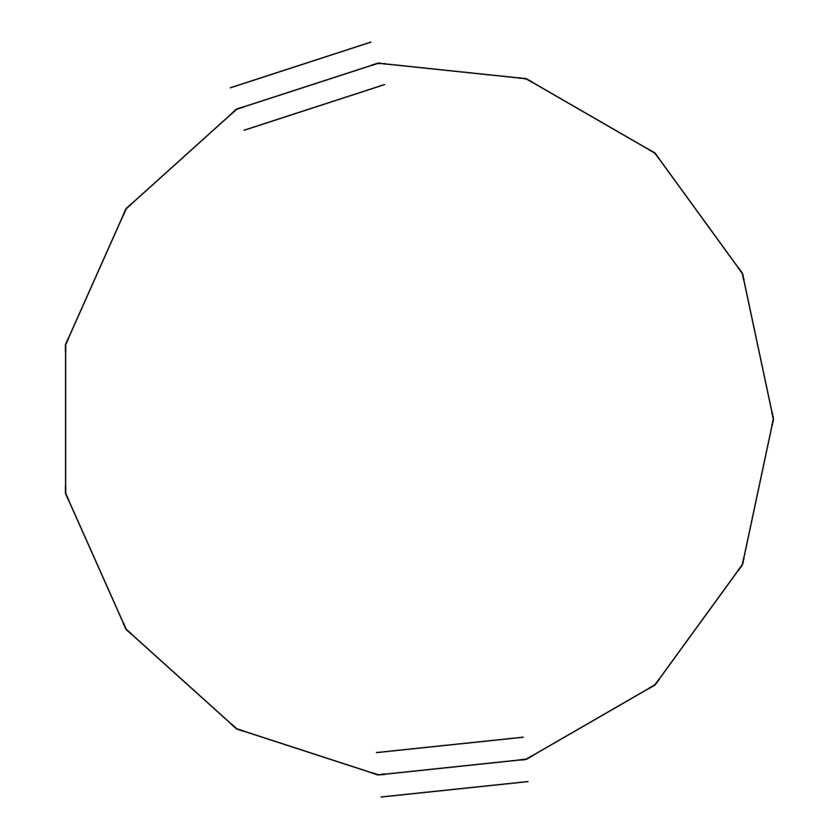 1,8-Cyclopentadecadiyne molecular structure, CAS 4722-42-3