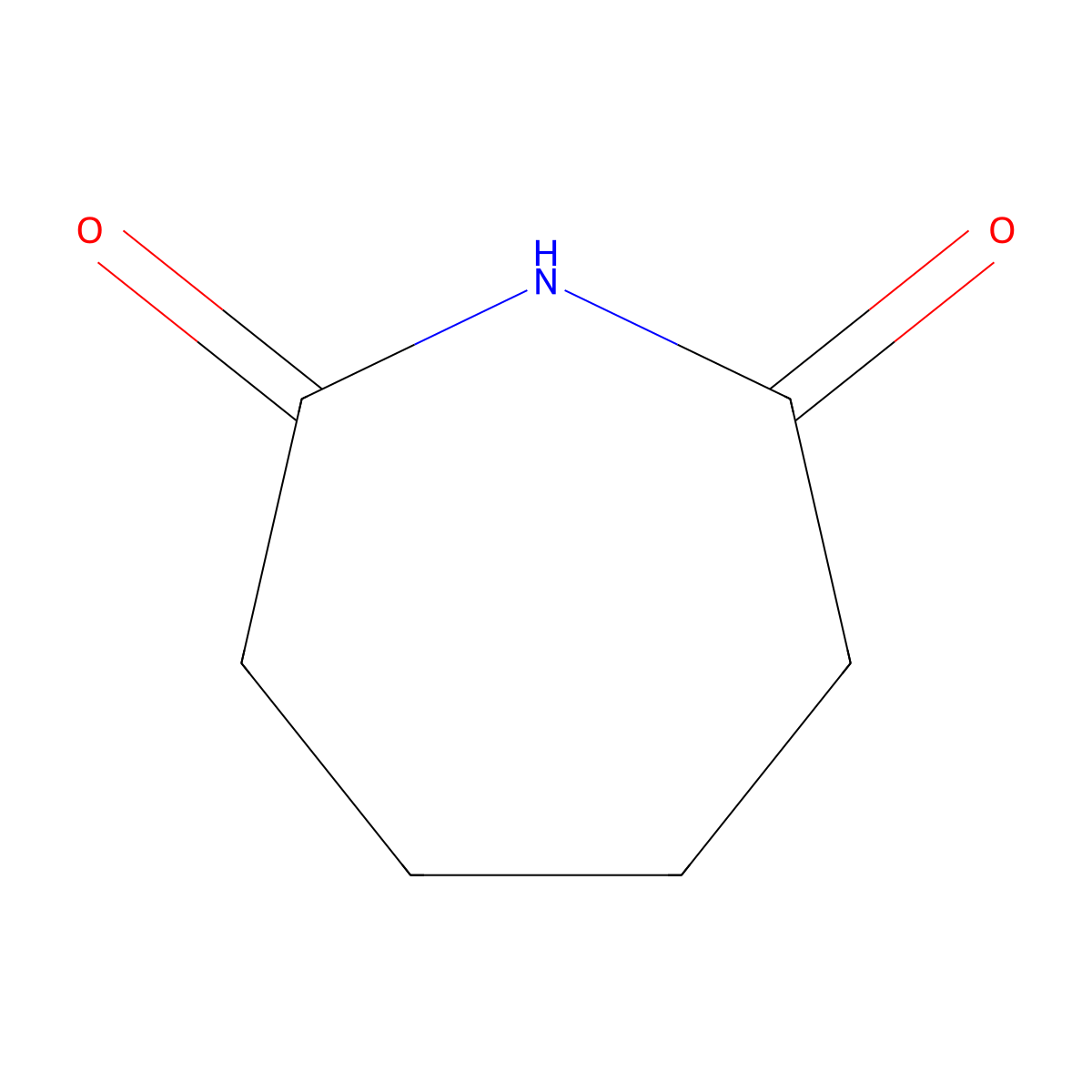 Adipimide molecular structure, CAS 4726-93-6