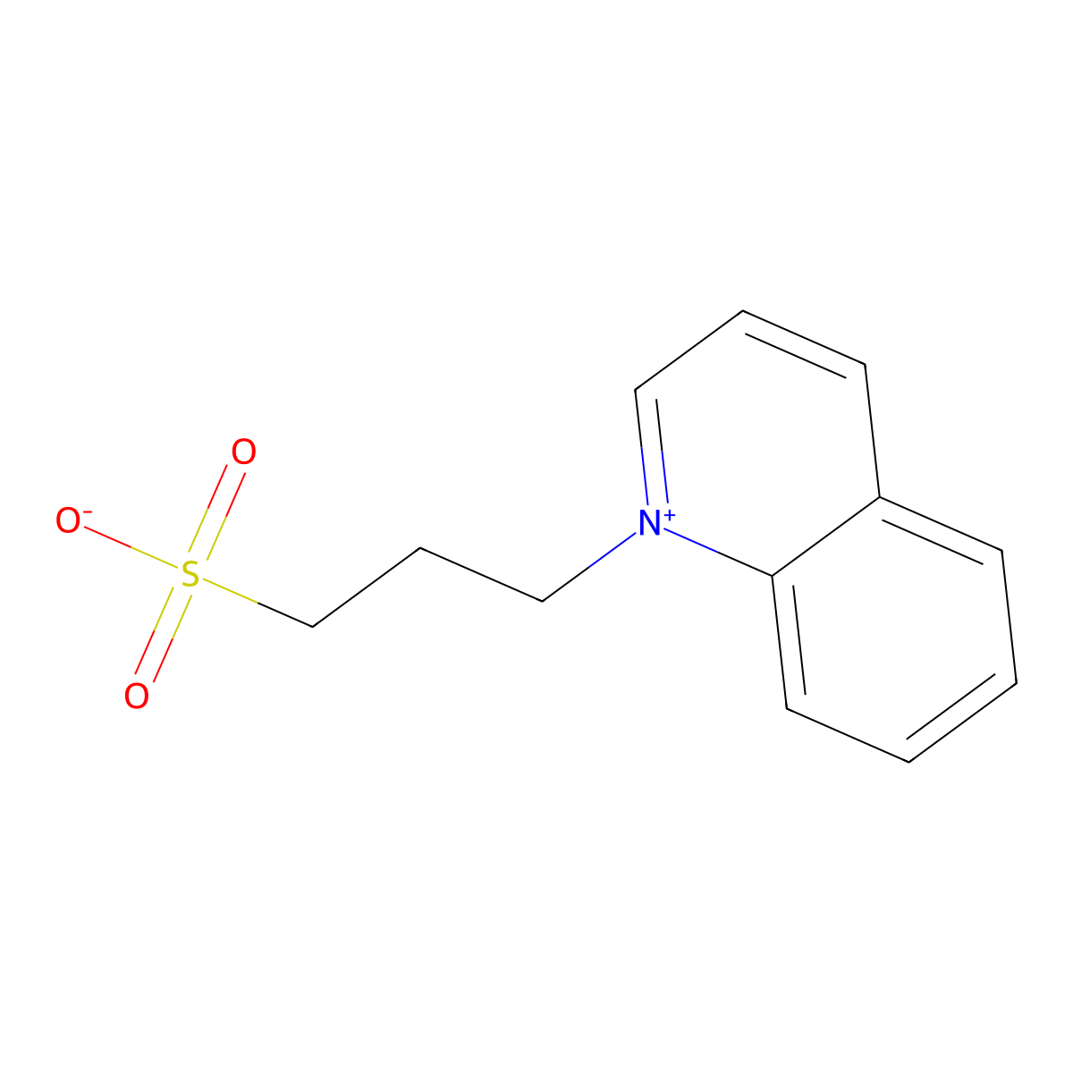 1-(3-Sulphonatopropyl)quinolinium molecular structure, CAS 4727-51-9