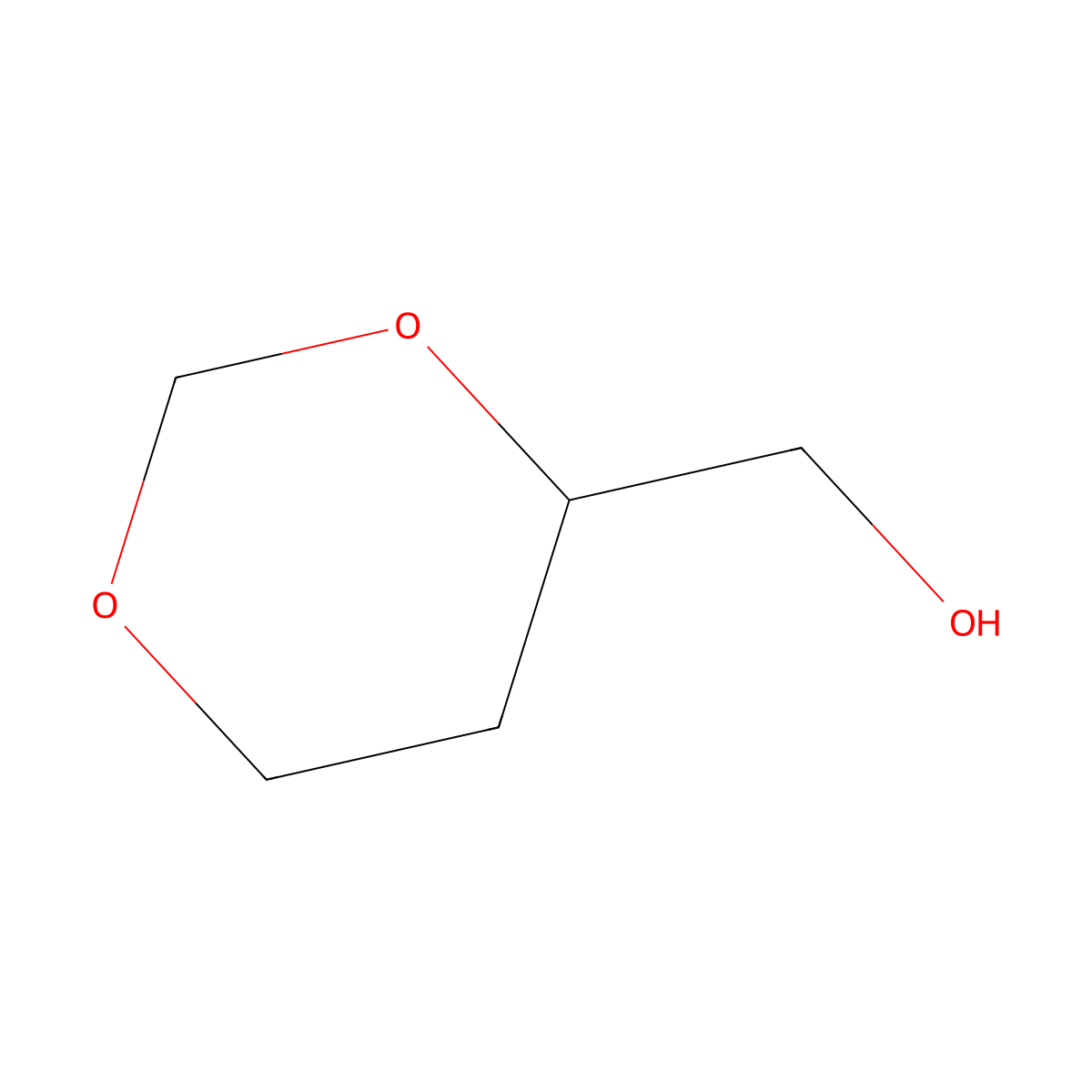 (1,3-Dioxan-4-yl)methanol molecular structure, CAS 4728-06-7