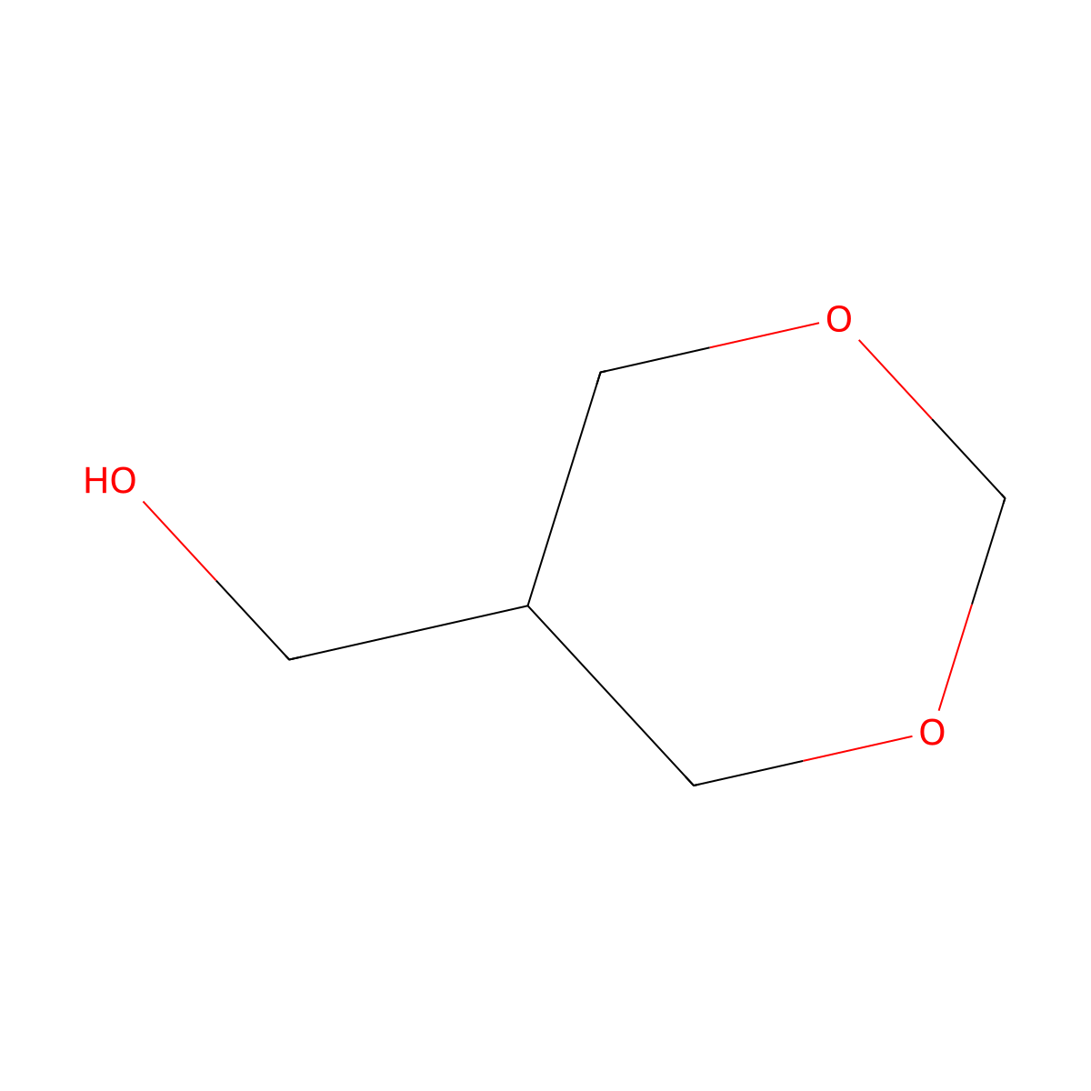 (1,3-Dioxan-5-yl)methanol molecular structure, CAS 4728-07-8