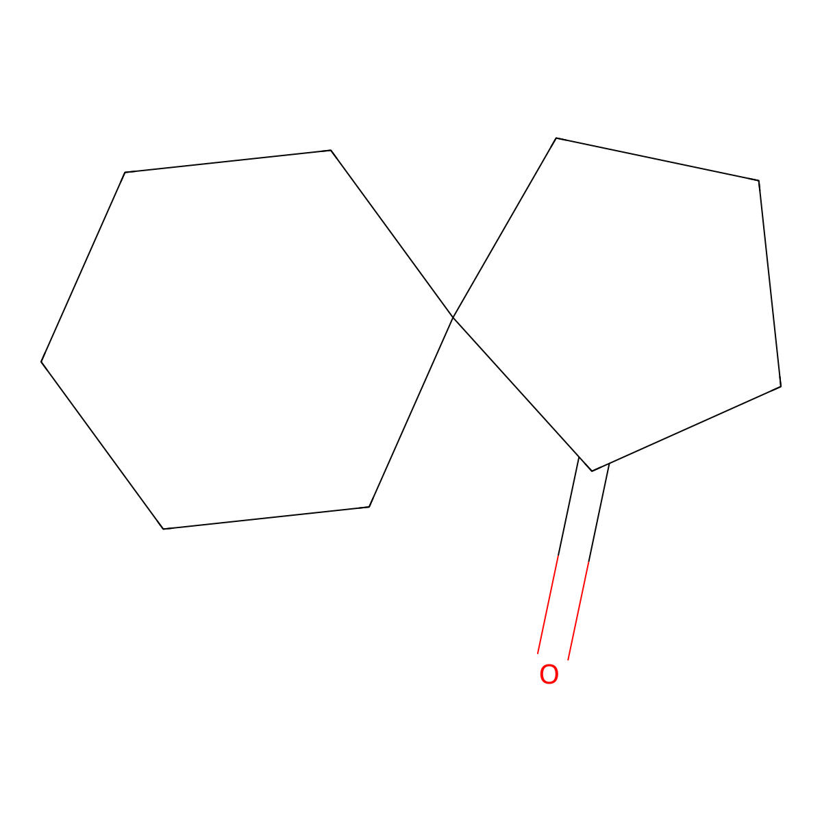 Spiro[4.5]decan-1-one molecular structure, CAS 4728-91-0