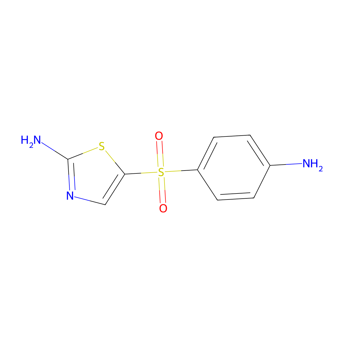 Thiazosulfone molecular structure, CAS 473-30-3