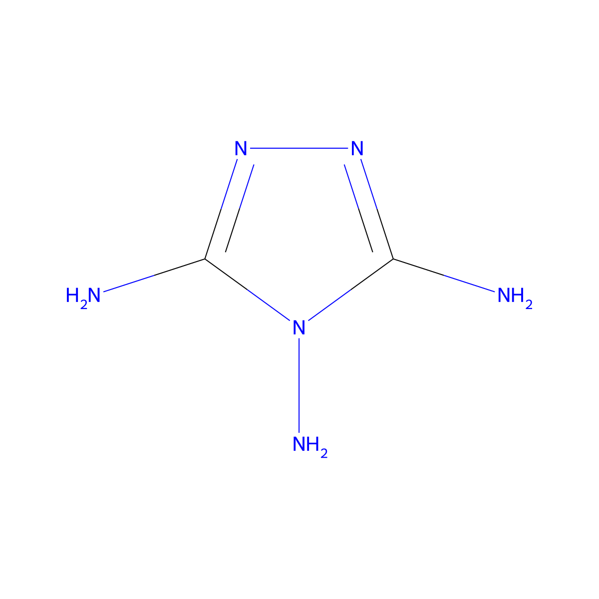 Guanazine molecular structure, CAS 473-96-1