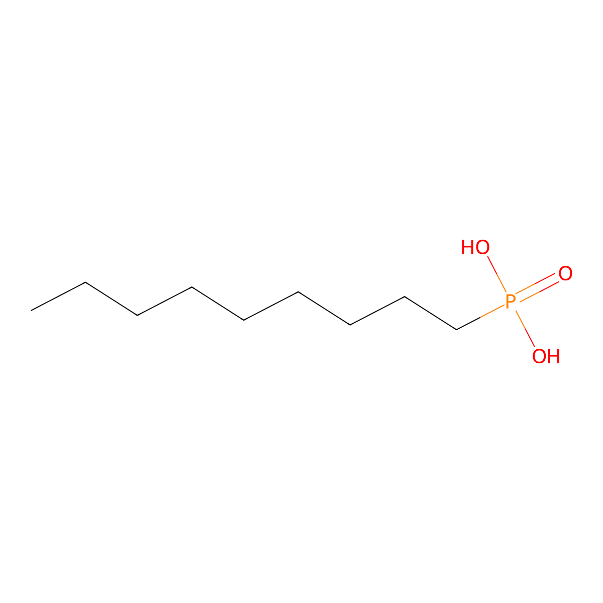 Nonylphosphonic Acid molecular structure, CAS 4730-79-4