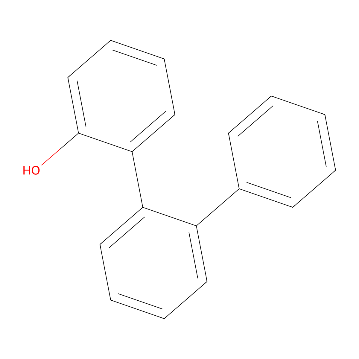 2-(2-Phenylphenyl)phenol molecular structure, CAS 4731-96-8