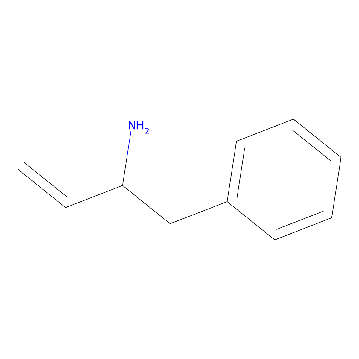 (RS)-3-Amino-4-phenyl-1-butene molecular structure, CAS 4732-10-9