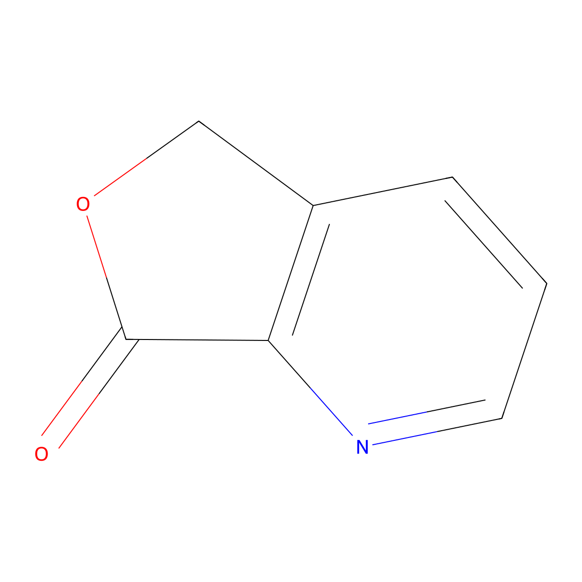 5H,7H-furo(3,4-b)pyridin-7-one molecular structure, CAS 4733-69-1