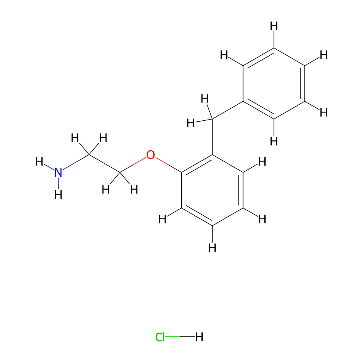 [2-(2-Benzylphenoxy)ethyl]amine hydrochloride molecular structure, CAS 473391-30-9