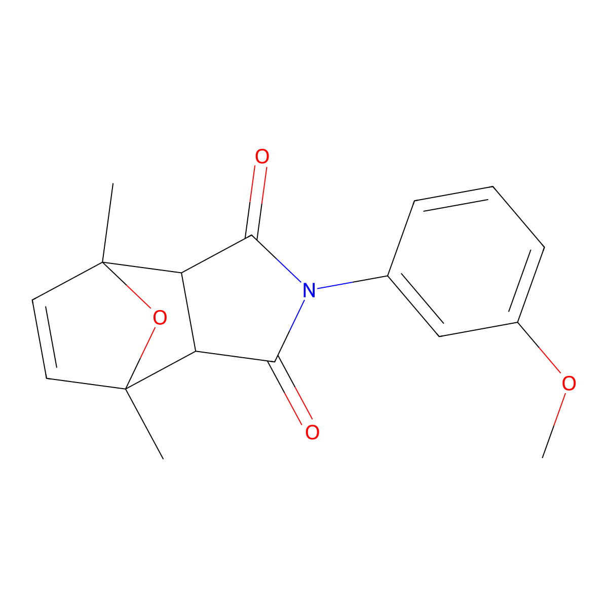 2-(3-Methoxyphenyl)-4,7-dimethyl-3a,7a-dihydro-4,7-epoxyisoindole-1,3-dione molecular structure, CAS 473448-04-3