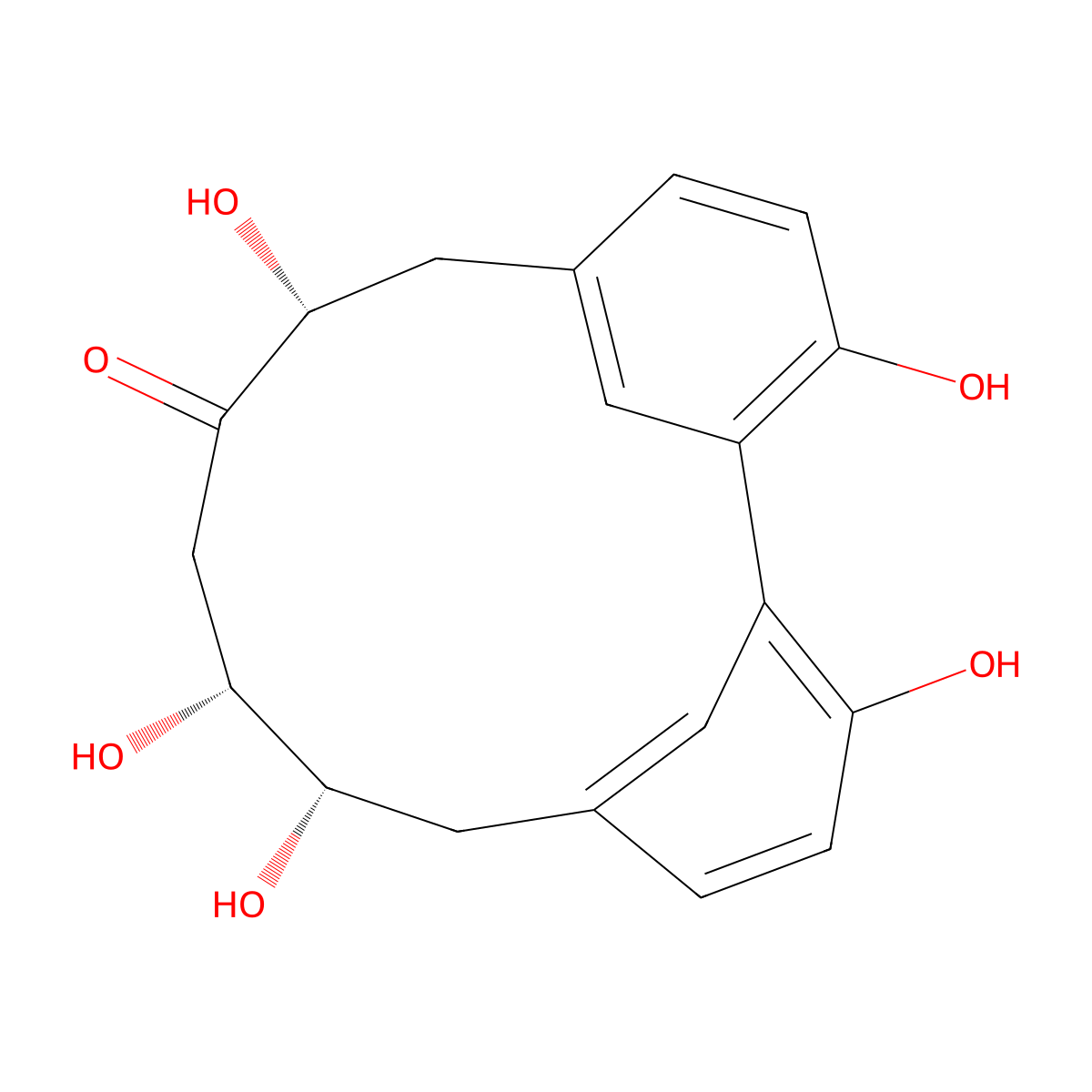 Carpinontriol A molecular structure, CAS 473451-72-8