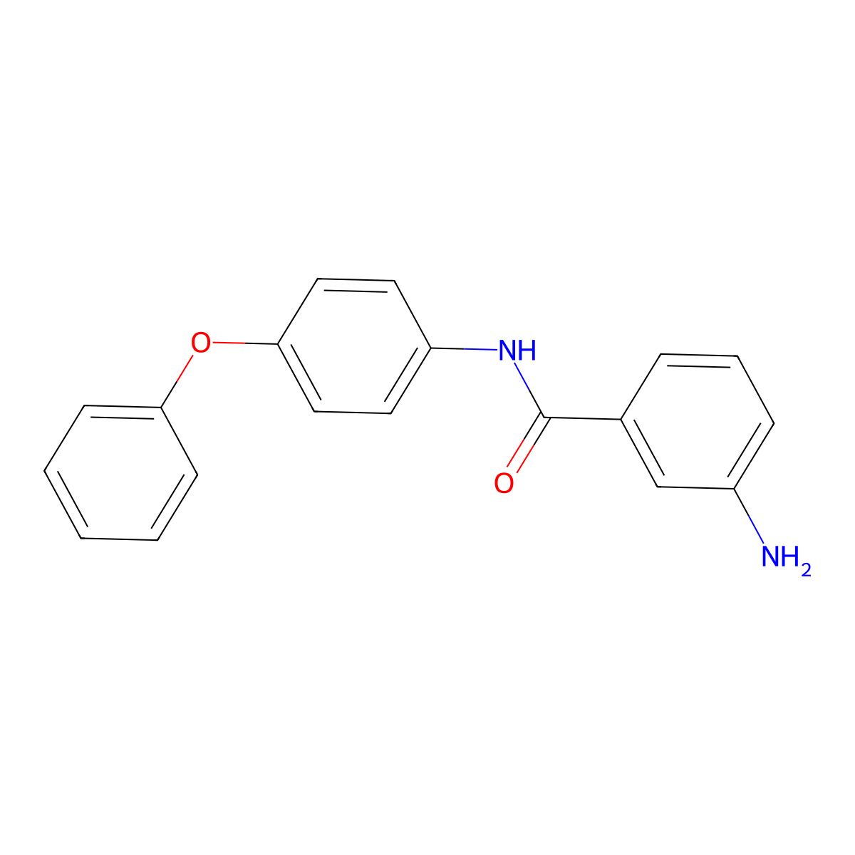 3-Amino-N-(4-phenoxyphenyl)benzamide molecular structure, CAS 473464-00-5