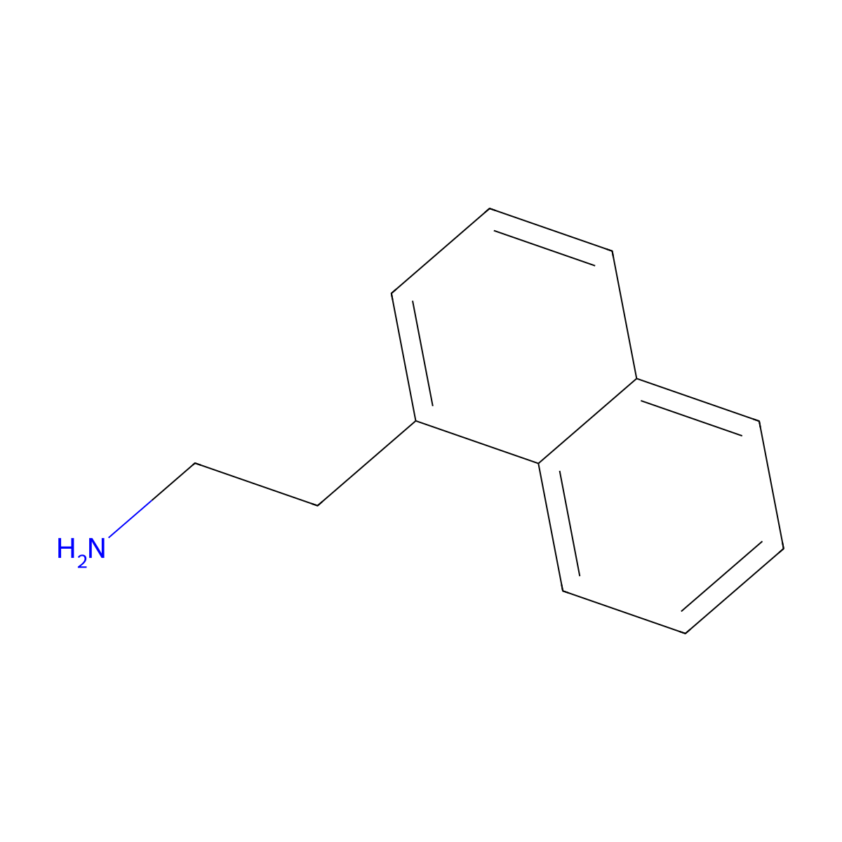 1-Naphthaleneethanamine molecular structure, CAS 4735-50-6