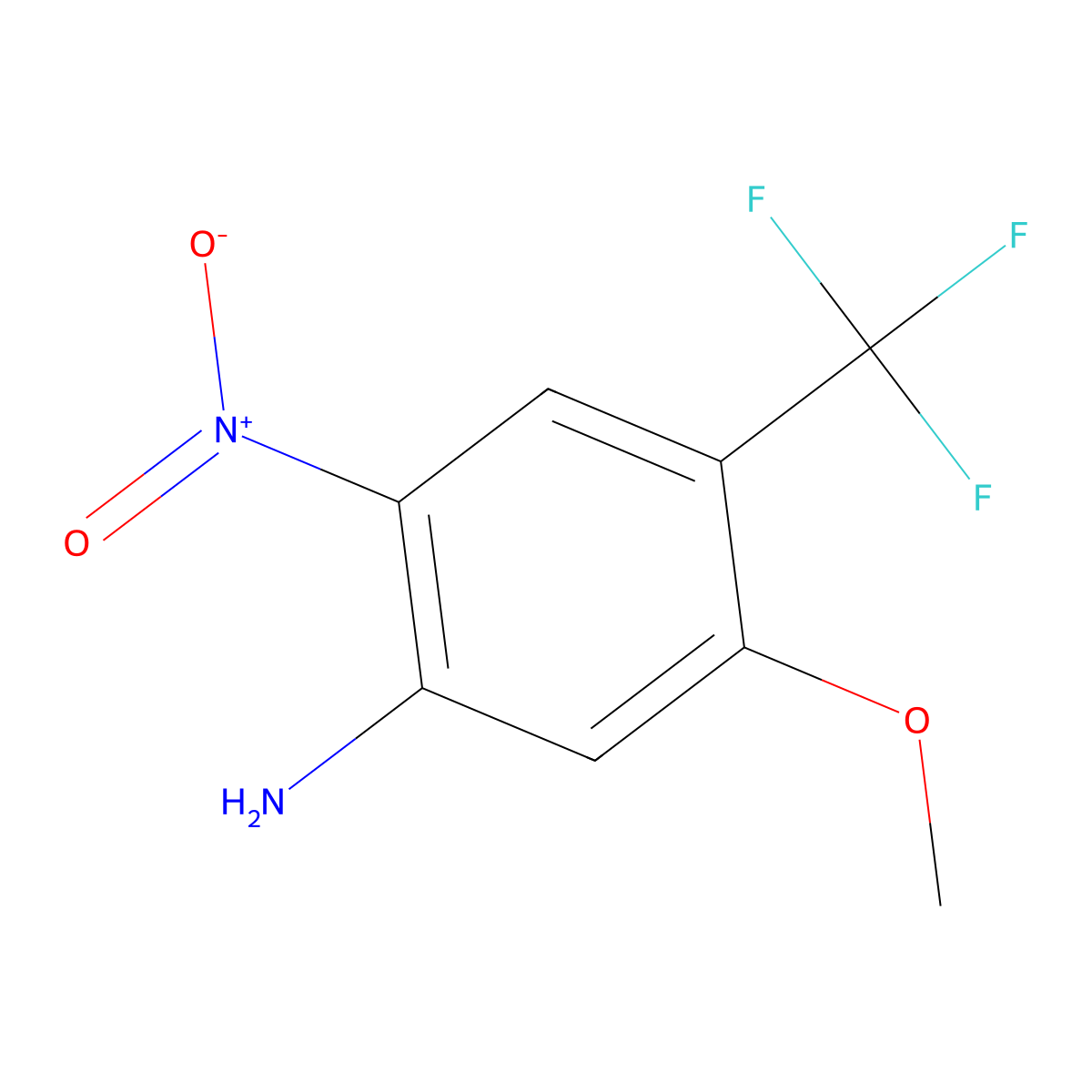 5-Methoxy-2-nitro-4-(trifluoromethyl)aniline molecular structure, CAS 473537-32-5