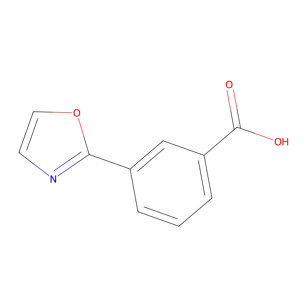 3-(Oxazol-2-yl)benzoic acid molecular structure, CAS 473538-18-0
