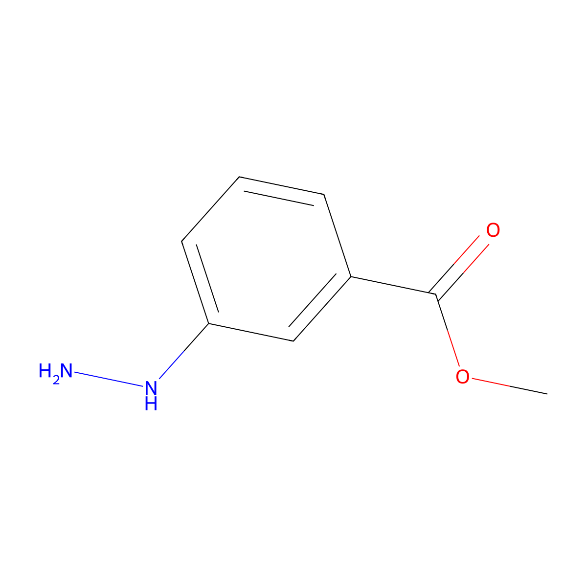 Methyl 3-hydrazinylbenzoate molecular structure, CAS 473575-39-2