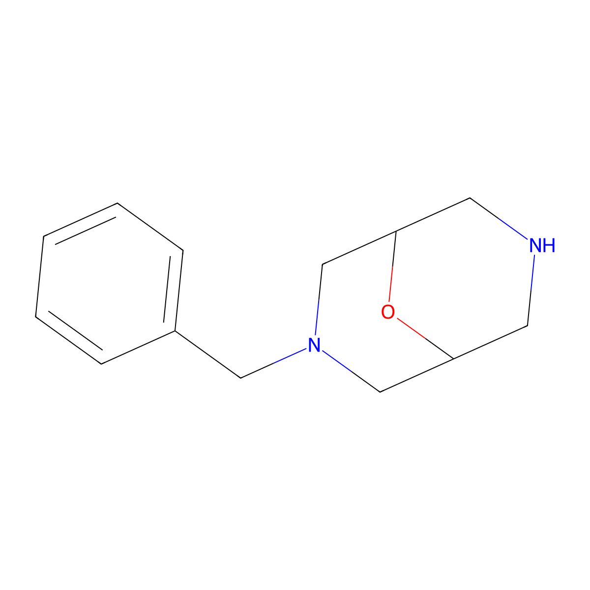 3-Benzyl-9-oxa-3,7-diazabicyclo[3.3.1]nonane molecular structure, CAS 473584-09-7